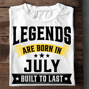  Legends Are Born In July