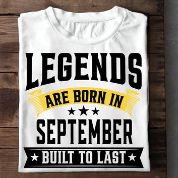 Legends Are Born In September