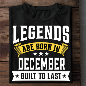 Legends Are Born In December