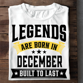 Legends Are Born In December