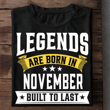 Legends Are Born In November