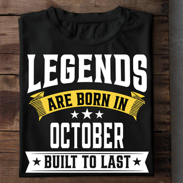 Legends Are Born In October