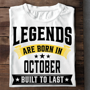 Legends Are Born In October